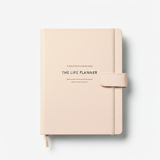 Open digital life planner showing habit tracker page