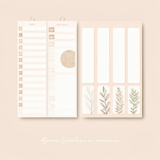 Sticker set for digital planner