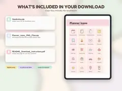 What is included breakdown for the sticker pack.