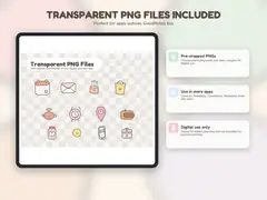 Individual PNG sticker files preview.