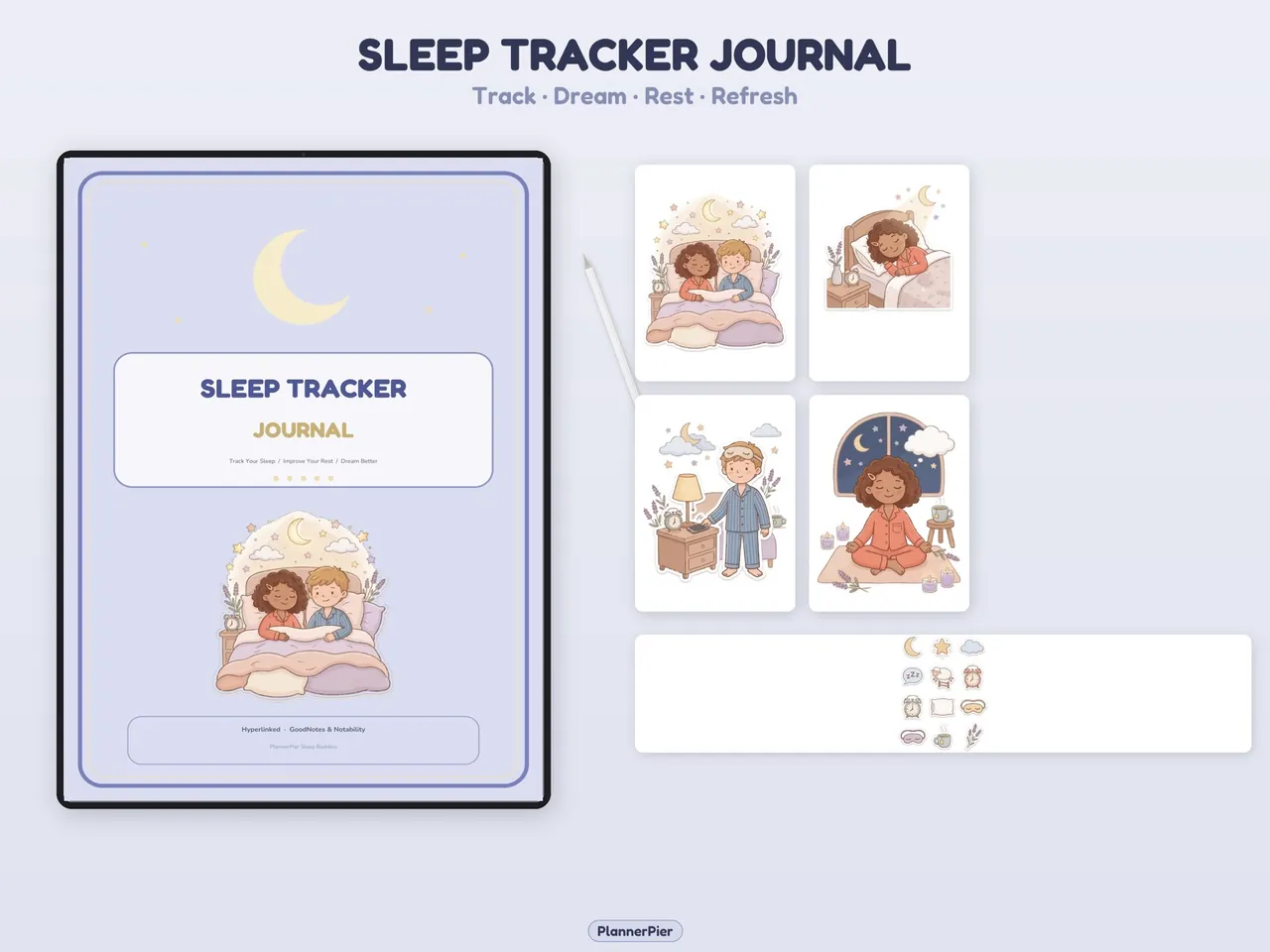Sleep Tracker Journal main product image.